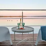 Botel Front Ship In With House Sea View
